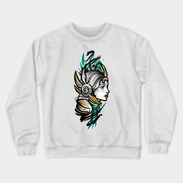 leona Crewneck Sweatshirt by i want money